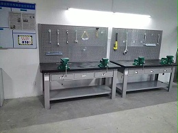 六角钳工桌比赛用【天金冈】