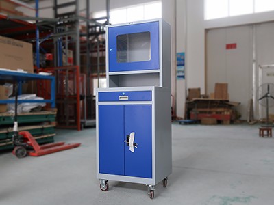 移动防尘p c电脑柜